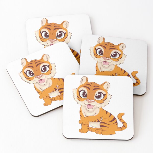 Item preview, Tiger Cub: Let's Play Jumping Jacks designed and sold by Kathleen M Bush.