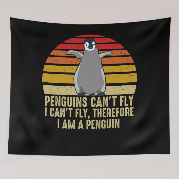 Item preview, Funny Penguin Cool I can't fly animal love designed and sold by JeremyxLee.