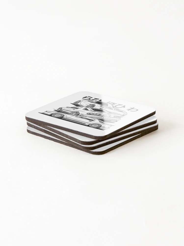 Thumbnail 4 of 5, Coasters (Set of 4), Mazda RX7 Compilation Bundle Design designed and sold by TrilogyMerch.