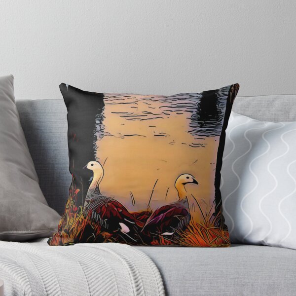Item preview, Beautiful geese on the dock of the lake designed and sold by GAP90.