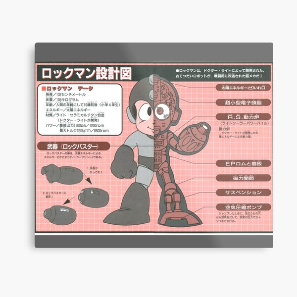 Mega Man Rush Beat Und Eddy Metallbild Von Infiniterivals Redbubble
