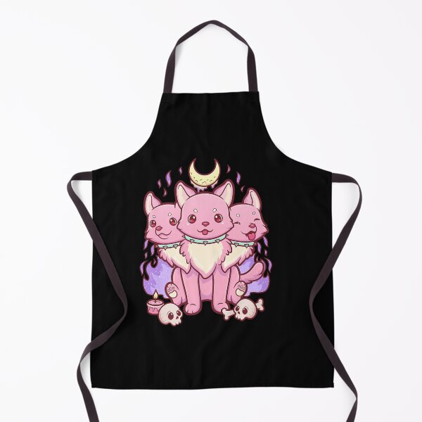 Item preview, Kawaii Pastel Goth Cute Creepy 3 Headed Dog designed and sold by JeremyxLee.