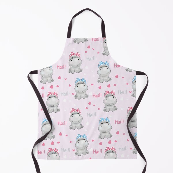 Item preview, Cute Hippo With Headband  designed and sold by SweetThreads79.
