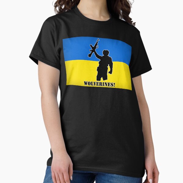 Item preview, Ukraine Wolverines! For Charity designed and sold by Hellraiser Designs.