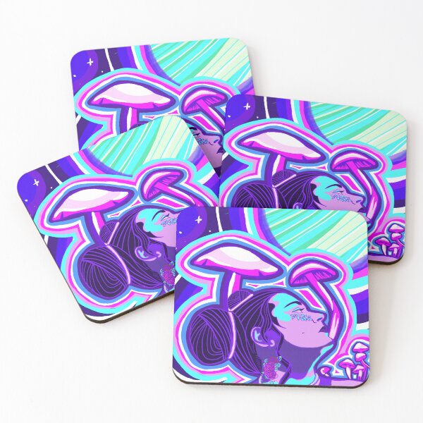Item preview, Galaxy Mushroom Girl designed and sold by mpeek.