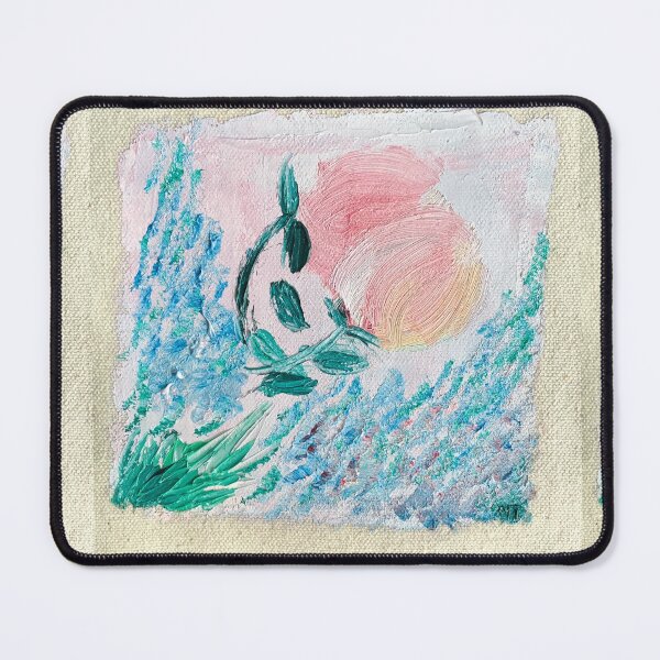 Item preview, Floral Square in Oils No. 1 designed and sold by Praline Creative.