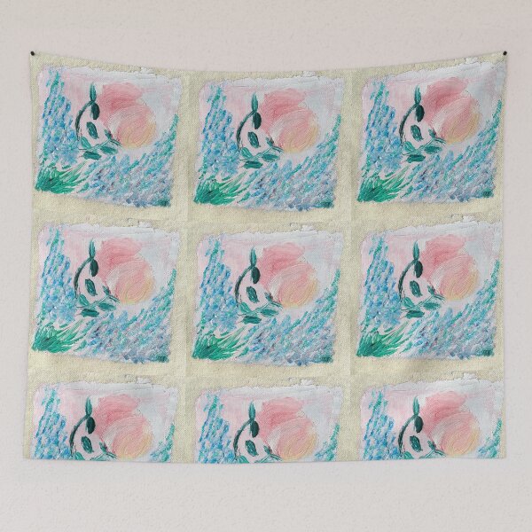 Item preview, Floral Square in Oils No. 1 designed and sold by Praline Creative.