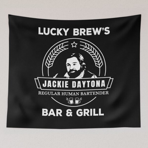 Item preview, Jackie Daytona - Lucky Brews Bar and Grill Shirt - What We Do in the Shadows designed and sold by takeyshakhai1.