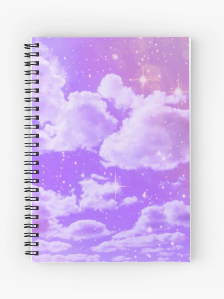 Aesthetic Sky Kawaii Purple Pink Pastel | Hardcover Journal