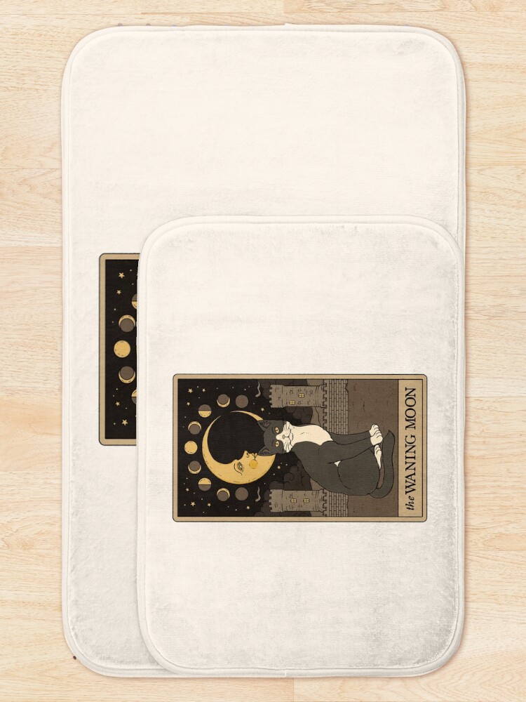 Alternate view of The Waning Moon Cat Bath Mat