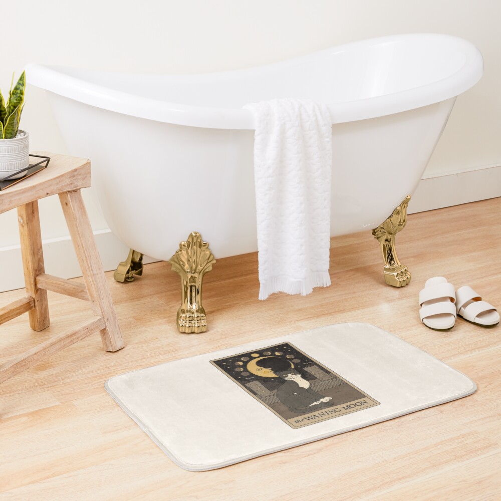 The Waning Moon Cat Bath Mat