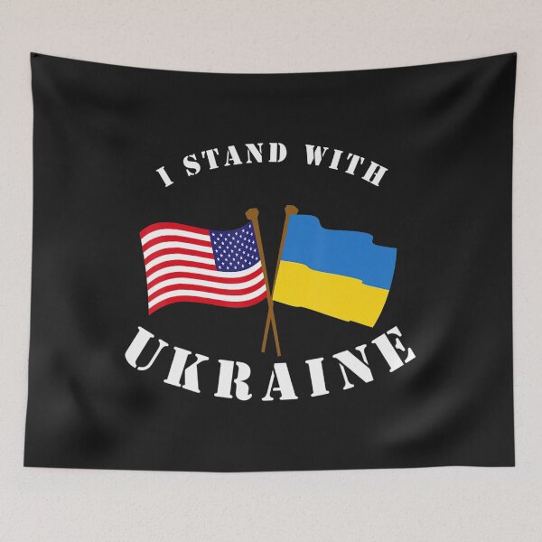 Item preview, I Stand With Ukraine Flag America  designed and sold by Jonny021.