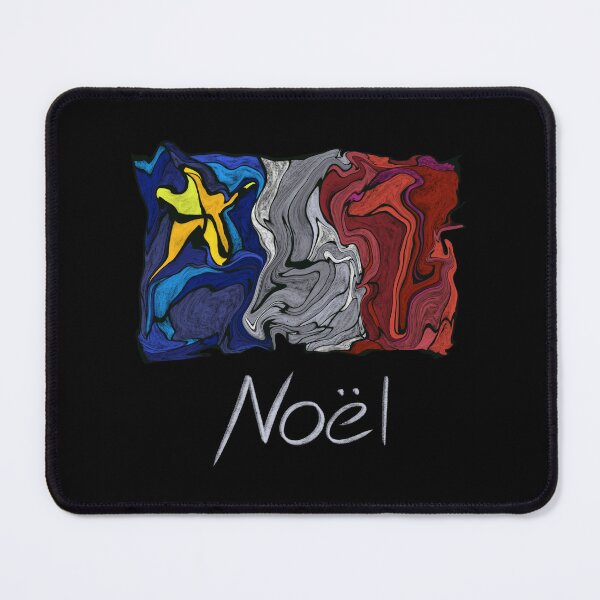 Item preview, Acadian Flag pastel liquid mosaic Noël - Drapeau acadien mosaïque liquide pastel vitrail Noël designed and sold by ColoursOfFrance.