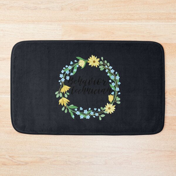 Item preview, Behavior Technician RBT ABA Behavior Analysis Floral   designed and sold by KNNew.