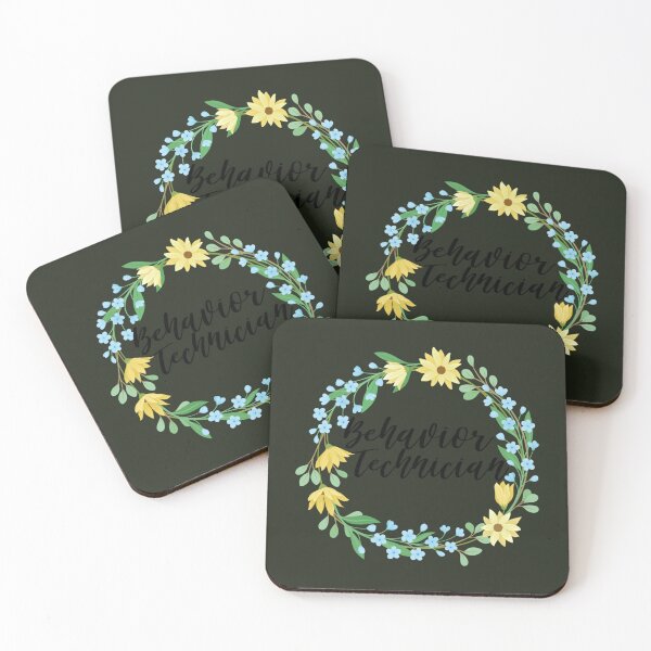 Item preview, Behavior Technician RBT ABA Behavior Analysis Floral   designed and sold by KNNew.