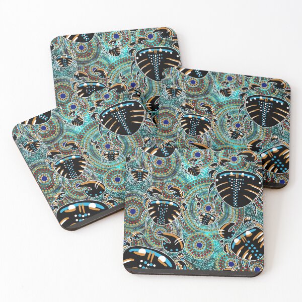 Item preview, Arte aborigen del cangrejo Blusa sin mangas designed and sold by solomonstafslim.