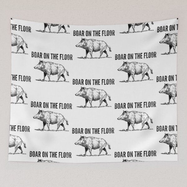 Item preview, Boar On The Floor Tri-blend  designed and sold by GeorgePra.