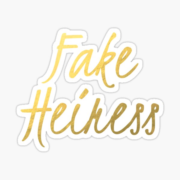 Item preview, Fake Heiress - Faux Gold Foil designed and sold by tshirtstylist.