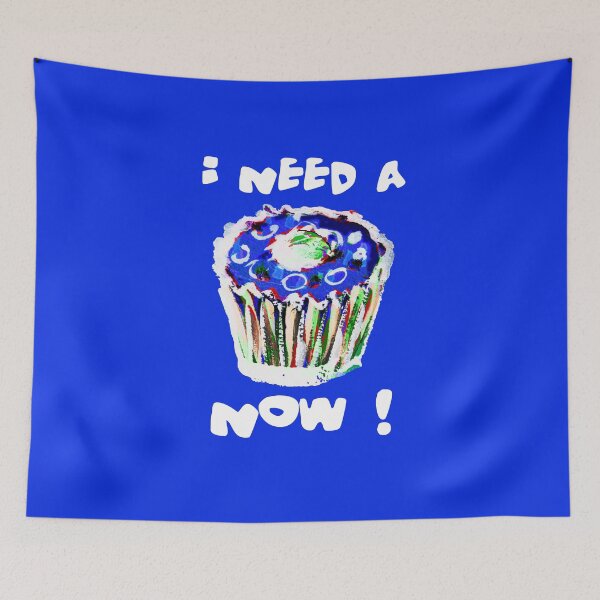 Item preview, I Need A Cupcake Now White (see description for background options) designed and sold by Heatherian.