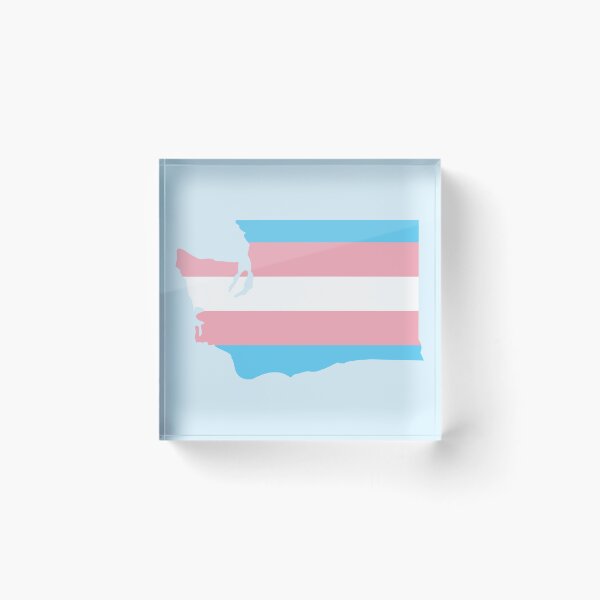 Item preview, Transgender Pride Flag Washington Seattle designed and sold by beerhamster.