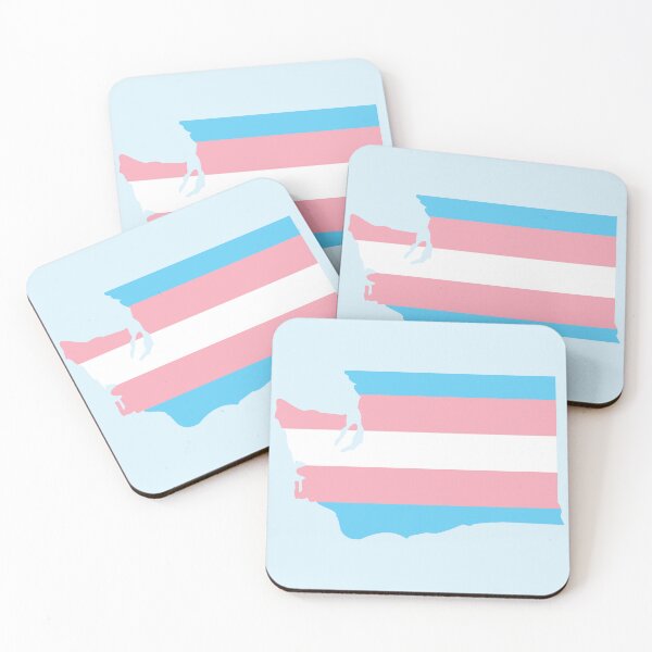 Item preview, Transgender Pride Flag Washington Seattle designed and sold by beerhamster.