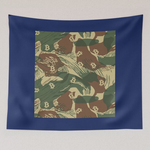 Item preview, Bitcoin Camouflage Rhodesian Brushstroke  Sleeveless Top designed and sold by AndDollss.
