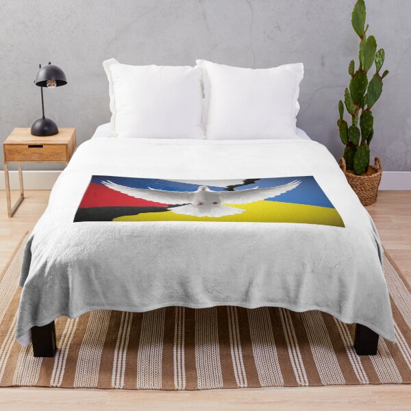 Item preview, Russia Ukraine - white dove peace designed and sold by NiceShirtY.