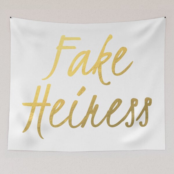 Item preview, Fake Heiress - Faux Gold Foil designed and sold by tshirtstylist.