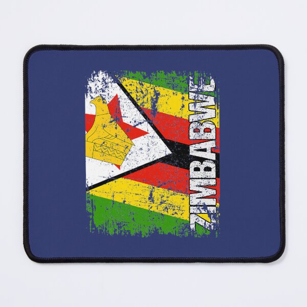 Item preview, ZIMBABWE Big Flag Vintage Distressed ZIMBABWE   designed and sold by AndDollss.