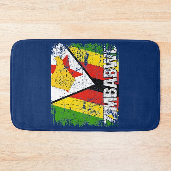 Item preview, ZIMBABWE Big Flag Vintage Distressed ZIMBABWE   designed and sold by AndDollss.