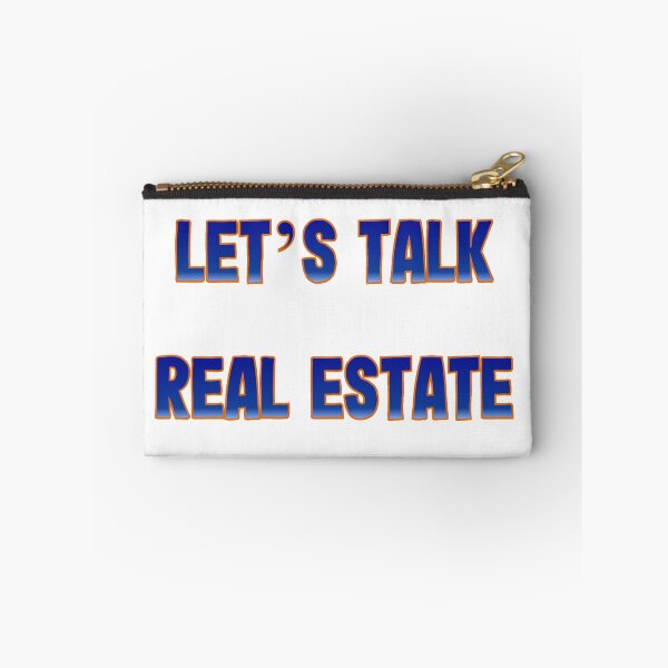 Item preview, Let's Talk Real Estate in Navy  designed and sold by LeslieMac713.
