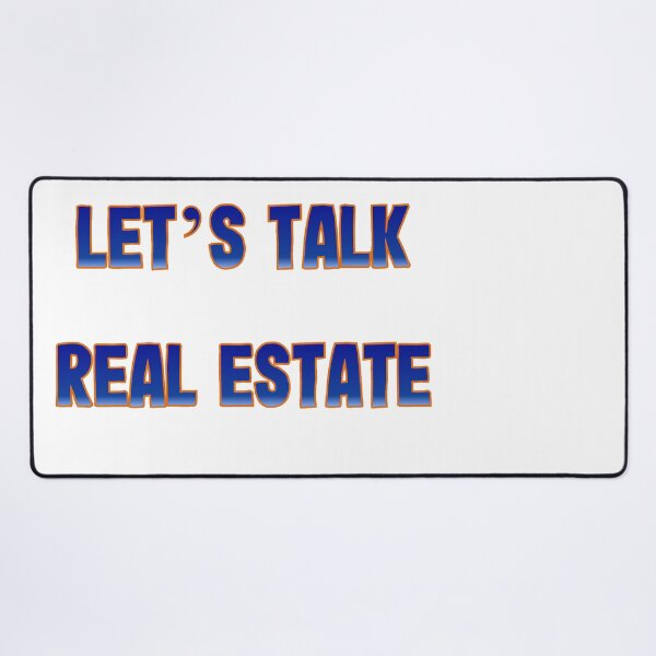 Item preview, Let's Talk Real Estate in Navy designed and sold by LeslieMac713.