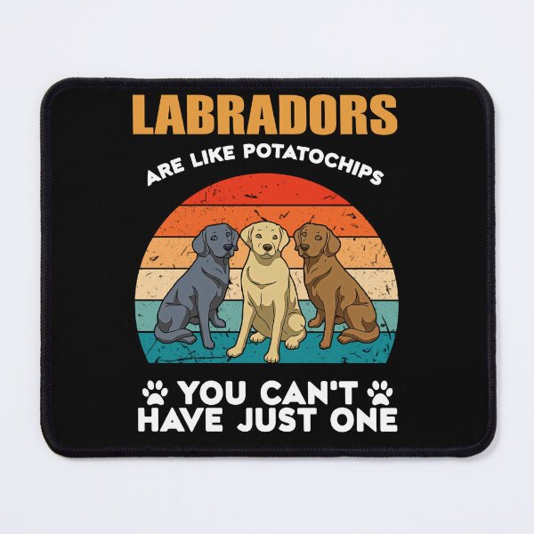 Item preview, Labradors are Like Potatochips You Can't Have Just One, Labrador Retriever, Retro Vintage Sunset, Dog Lover Gifts designed and sold by FreDricKawillia.