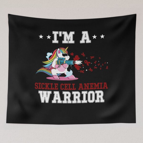 Item preview, Funny Unicorn I'm A Sickle Cell Anemia Warrior designed and sold by heppenp.