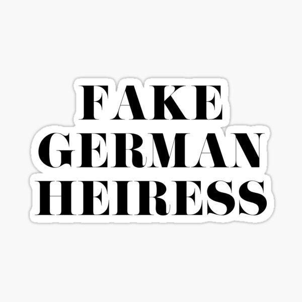 Item preview, Fake German Heiress  designed and sold by tshirtstylist.