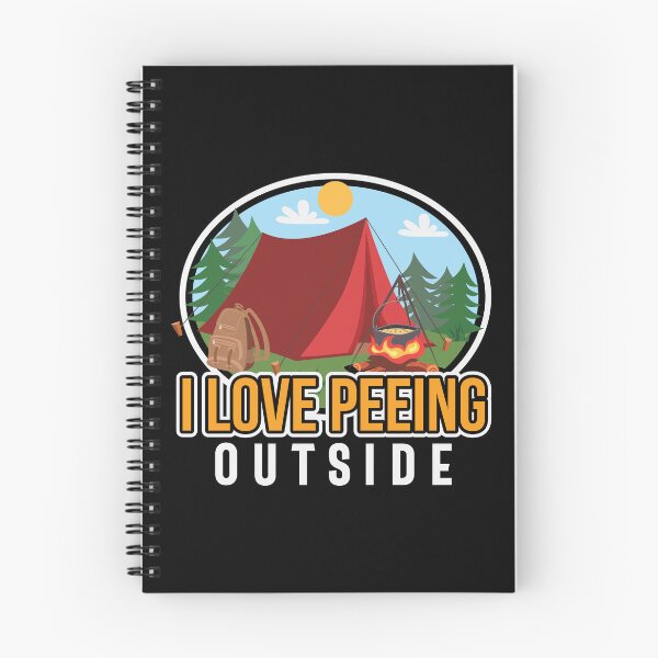 Item preview, I Love Peeing Outside | Camping | Hiking Retro designed and sold by KrisSidDesigns.