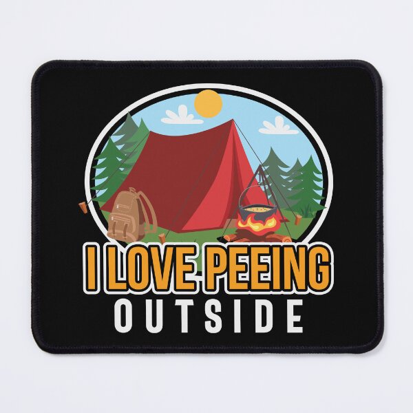 Item preview, I Love Peeing Outside | Camping | Hiking Retro designed and sold by KrisSidDesigns.