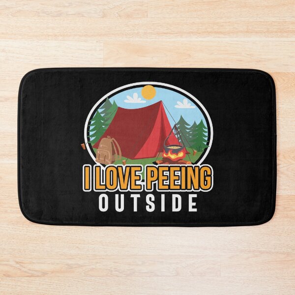 Item preview, I Love Peeing Outside | Camping | Hiking Retro designed and sold by KrisSidDesigns.