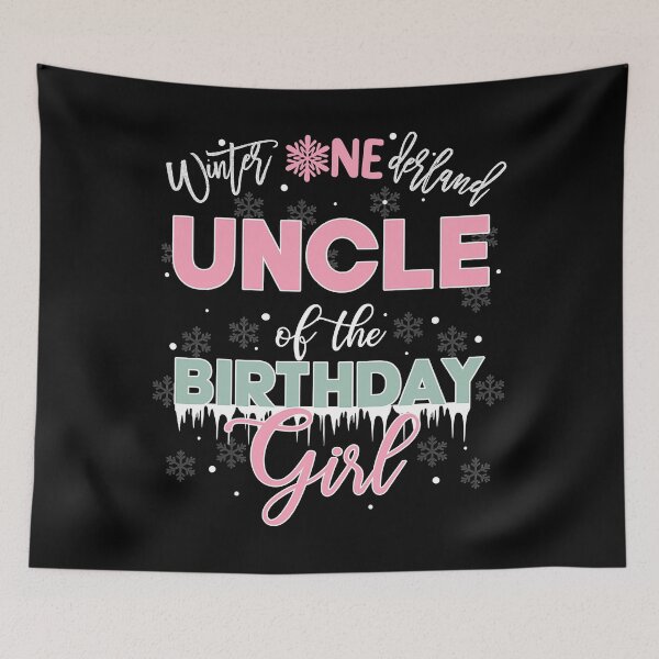 Item preview, Winter Onederland Uncle Of The Birthday Girl designed and sold by ericrichard059.