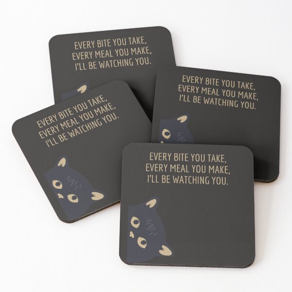 Item preview, Every Bite You Take, Every Meal You Make, ILL Be Watching You-Funny Cat-Cat Lover-Every Breath You Take-Song Lyrics designed and sold by SighFly52.