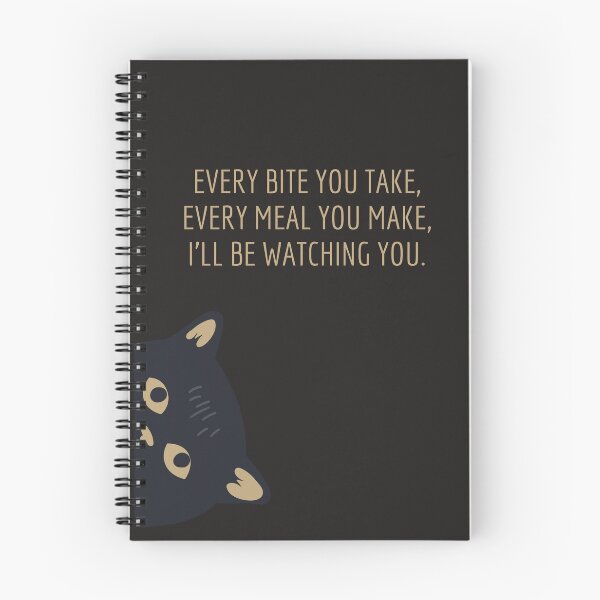 Item preview, Every Bite You Take, Every Meal You Make, ILL Be Watching You-Funny Cat-Cat Lover-Every Breath You Take-Song Lyrics designed and sold by SighFly52.