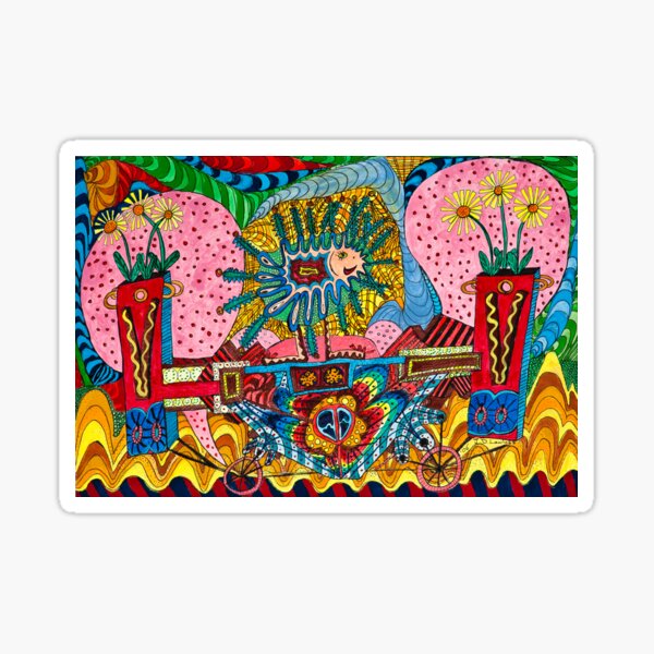 A Balancing Act Sticker