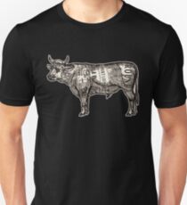 Butcher Chart: Cow Edition Unisex T-Shirt