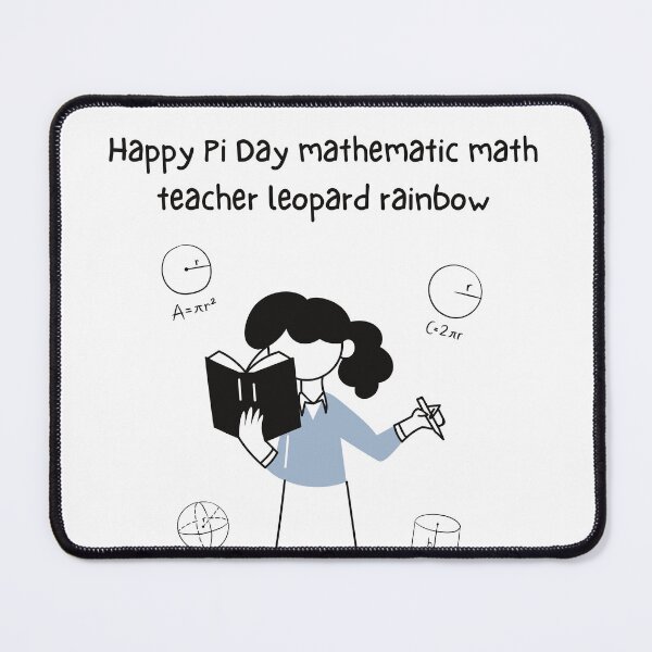 Item preview, Happy pi day mathematic math teacher leopard rainbow designed and sold by Snehartshop.