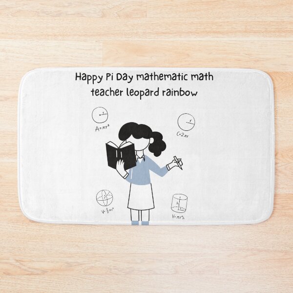 Item preview, Happy pi day mathematic math teacher leopard rainbow designed and sold by Snehartshop.