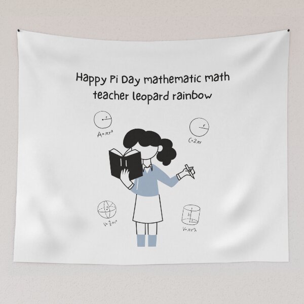 Item preview, Happy pi day mathematic math teacher leopard rainbow designed and sold by Snehartshop.