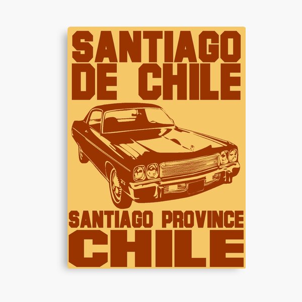 Santiago de Chile-Car 2 Canvas Print