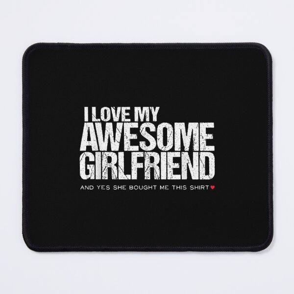 Item preview, I Love My Awesome Girlfriend Boyfriend Couples Bf Matching  designed and sold by laurenm233.