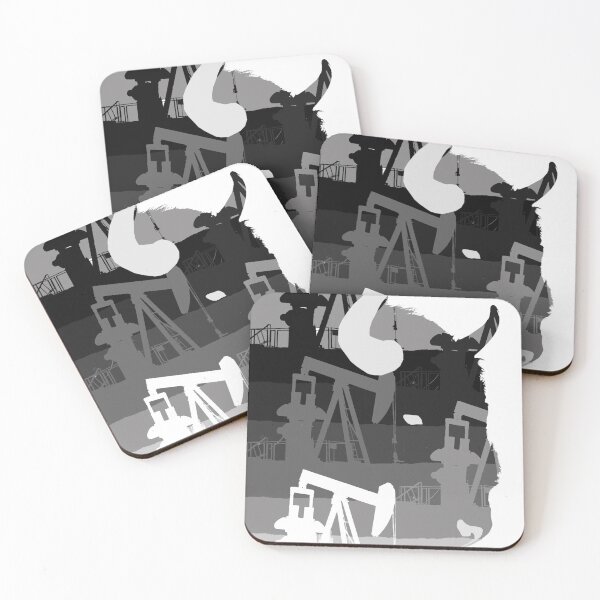 Item preview, Bison Silhouette - Oil and Gas designed and sold by Katexdes.