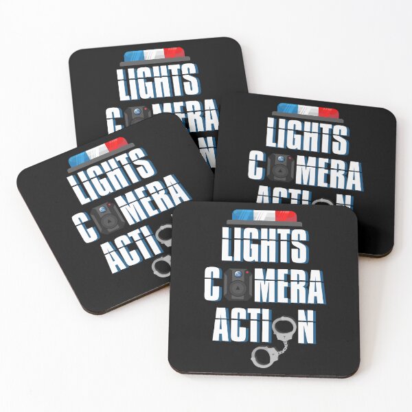 Item preview, Lights, Camera, ACTION  designed and sold by OnlyCops.